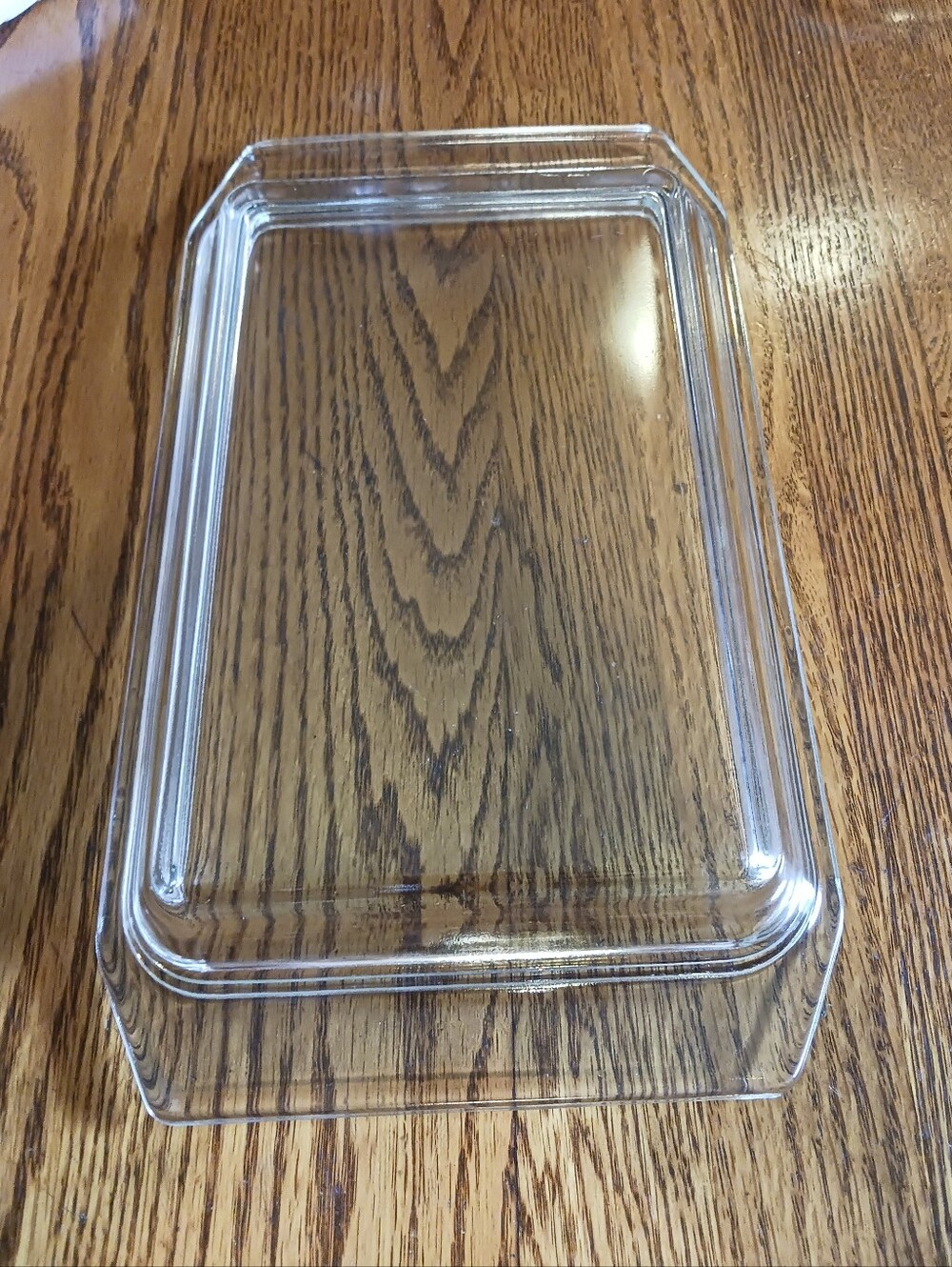 Vintage Pyrex 550 C Clear Space Saver Glass Lid